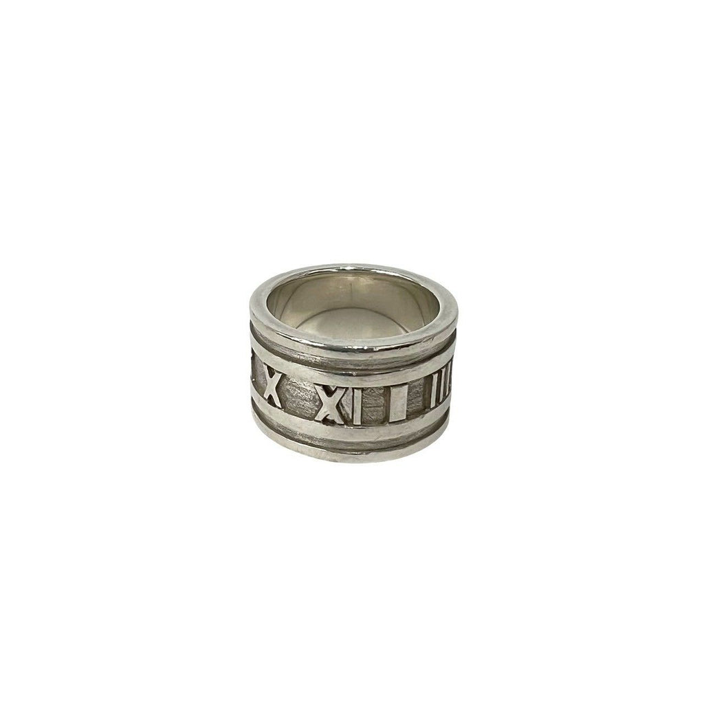 Tiffany & Co Box Wide Atlas Ring 925 Sterling Silver No 9 — view 5