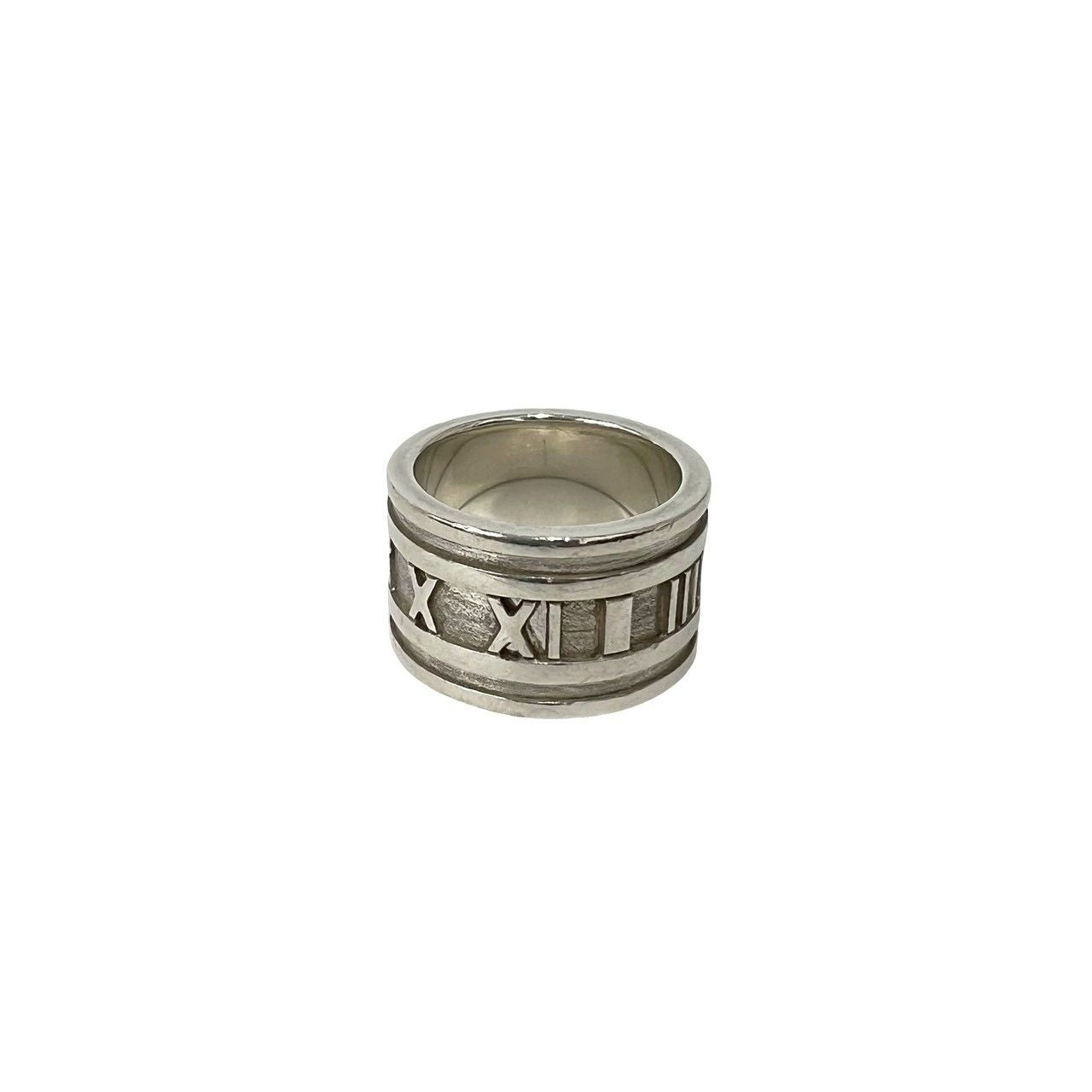 Tiffany & Co Box Wide Atlas Ring 925 Sterling Silver No 9 — view 5