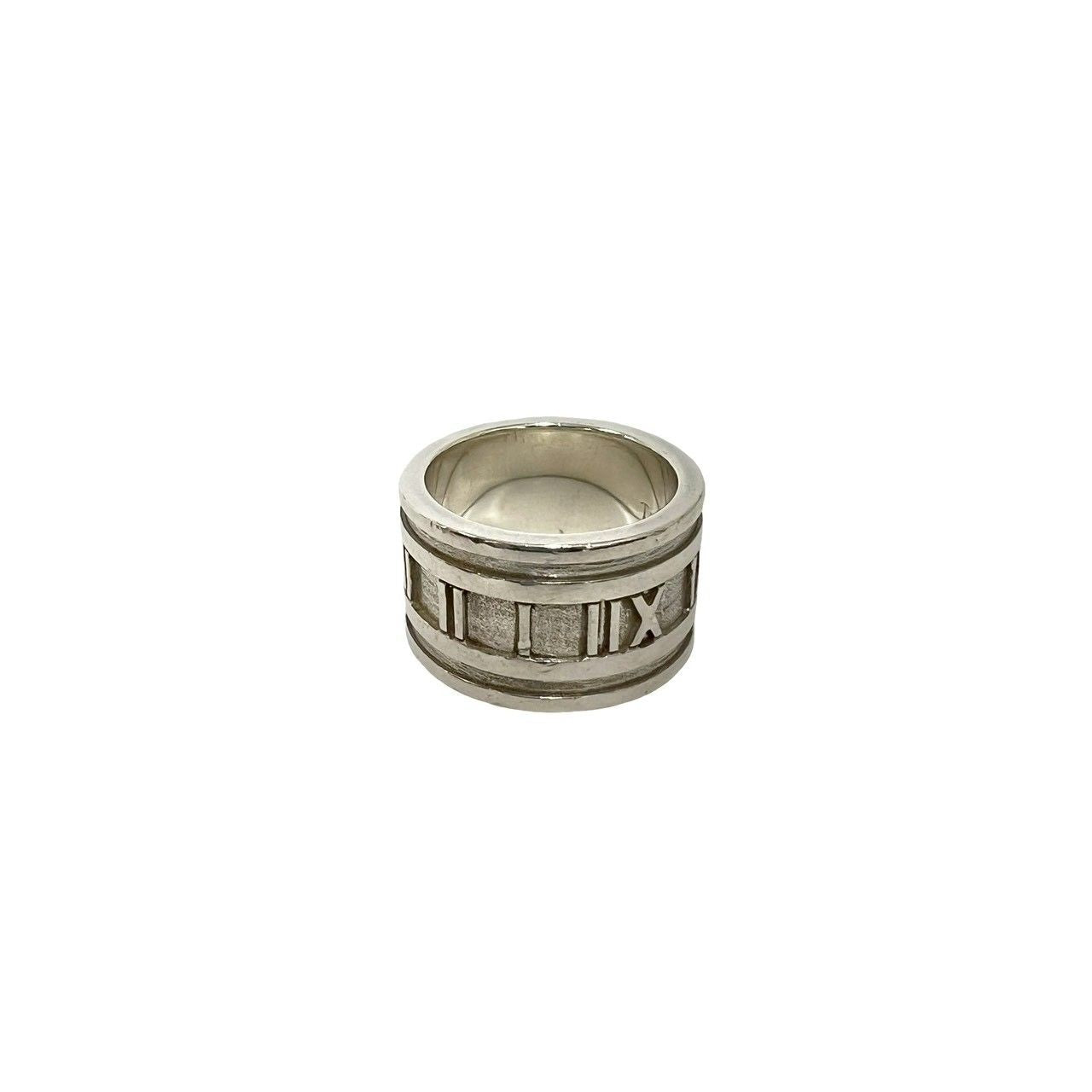 Tiffany & Co Box Wide Atlas Ring 925 Sterling Silver No 9 — view 4