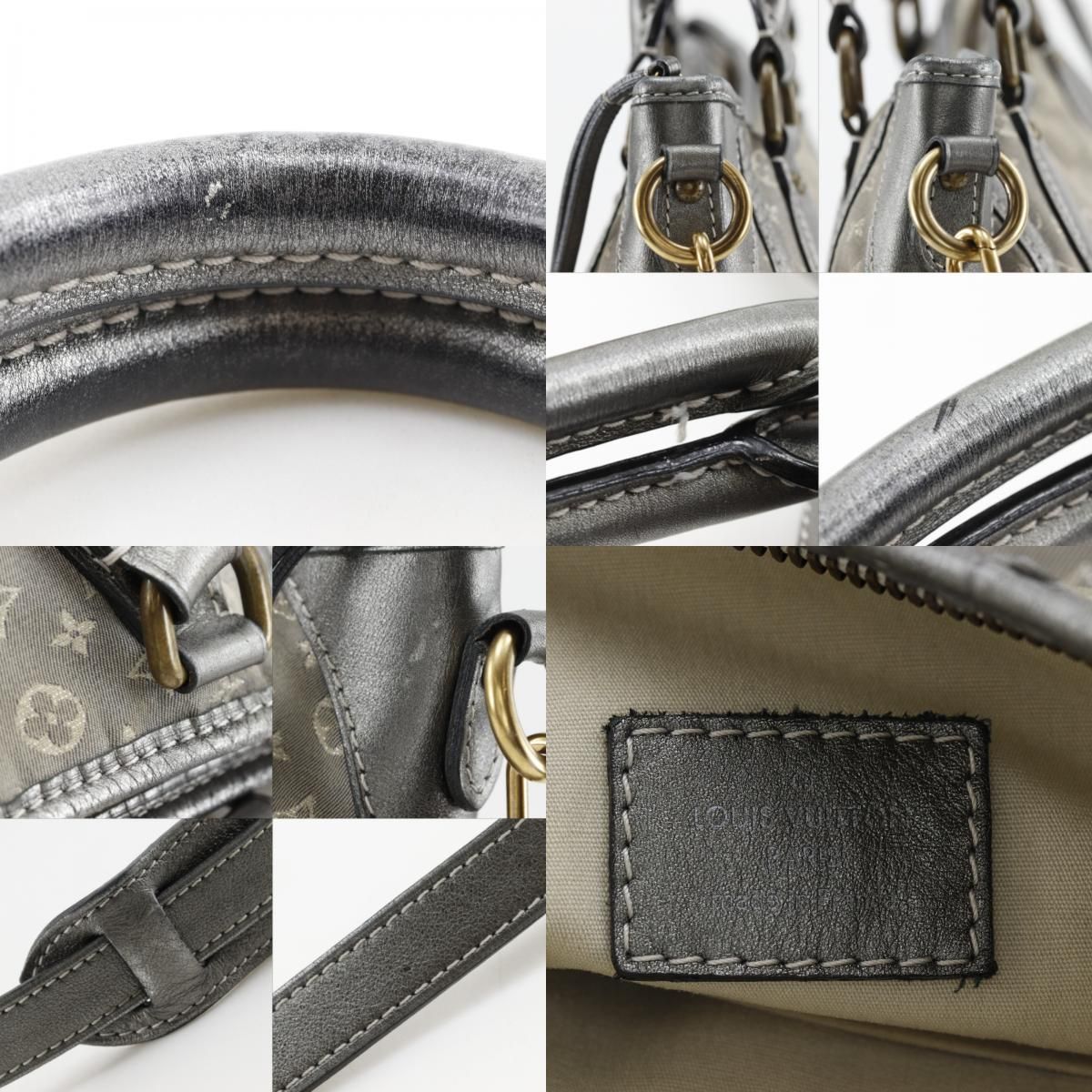 Louis Vuitton Besace Ange le 2-Way Shoulder Bag Monogram Mini Lin Platine Gray ' — view 9