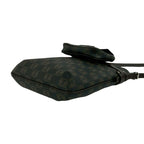 Loewe Anagram Pattern Logo Leather Shoulder Bag Pochette Crossbody Cross Brown — view 8