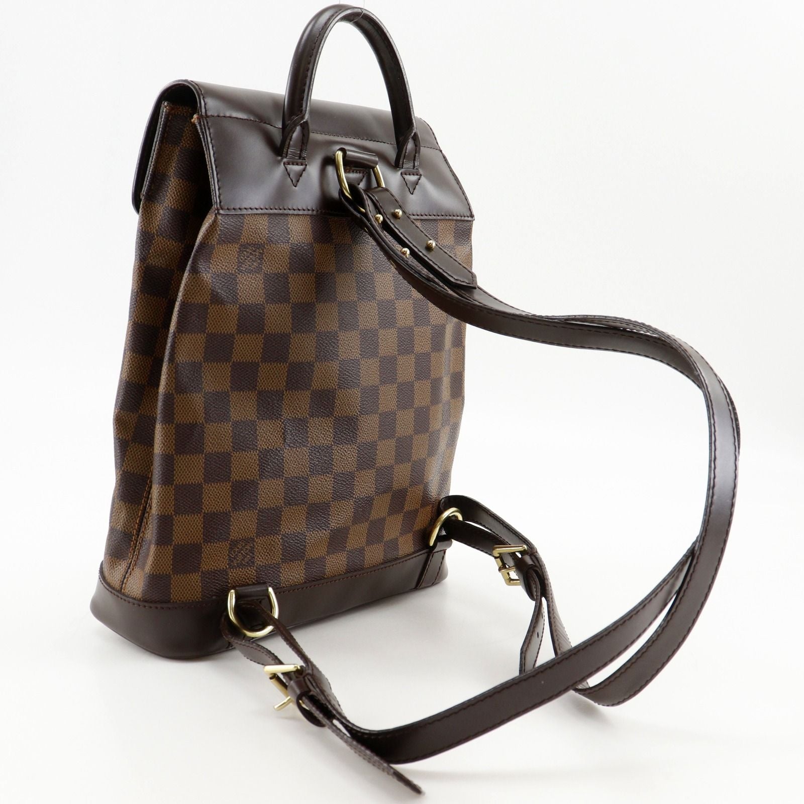 Louis Vuitton Soho Damier Canvas Brown Backpack — view 3