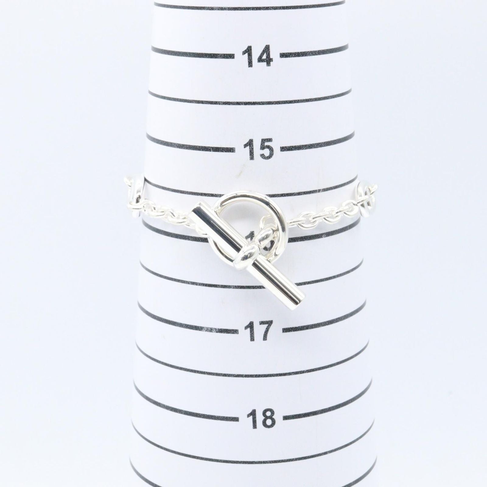 Hermes Bracelet Chaine D'ancre Farandole 15.5 cm 925 Sterling Silver — view 6