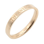 Tiffany & Co Ring Flat Band 18k Pink Gold