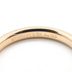 Tiffany & Co Ring Flat Band 18k Pink Gold — view 4