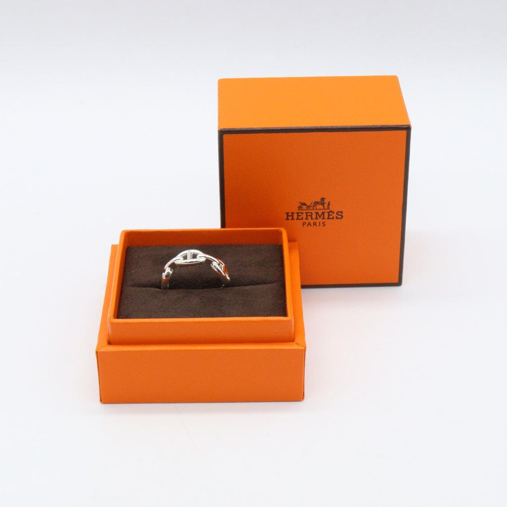 Hermes Ring Enchainee 925 Sterling Silver — view 9