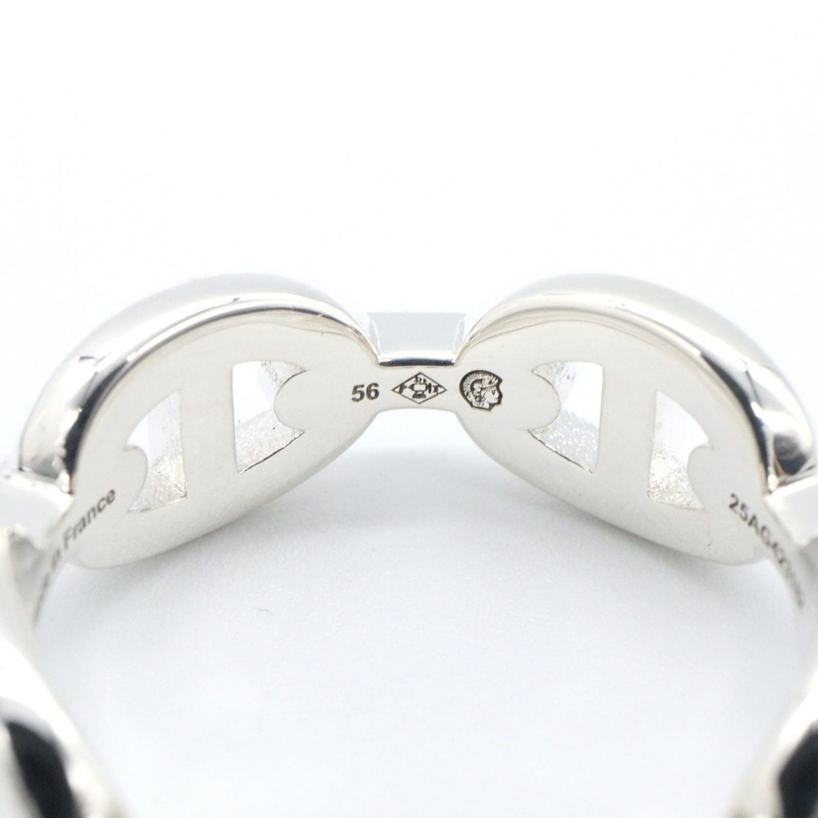 Hermes Ring Enchainee 925 Sterling Silver — view 6