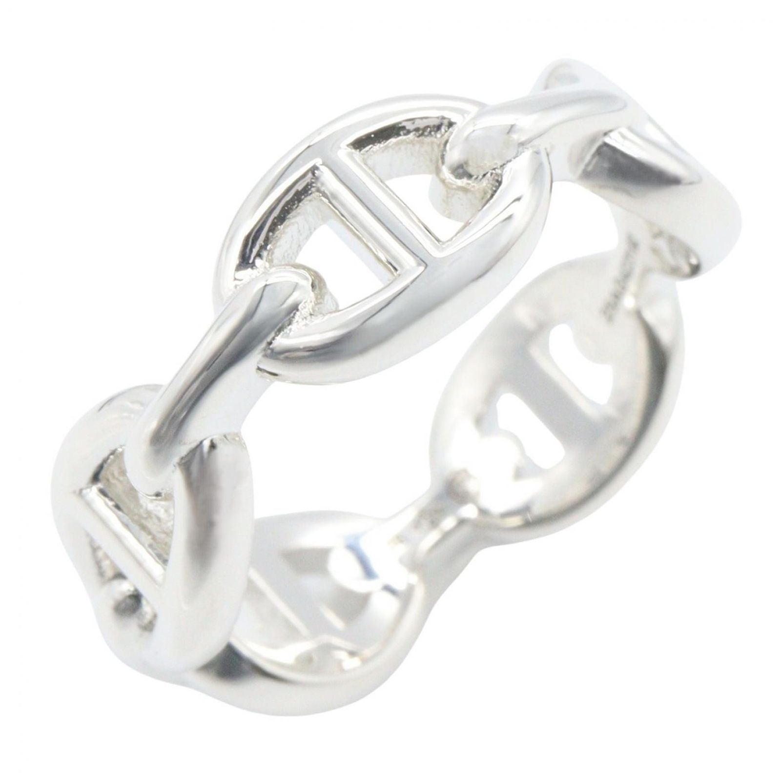 Hermes Ring Enchainee 925 Sterling Silver