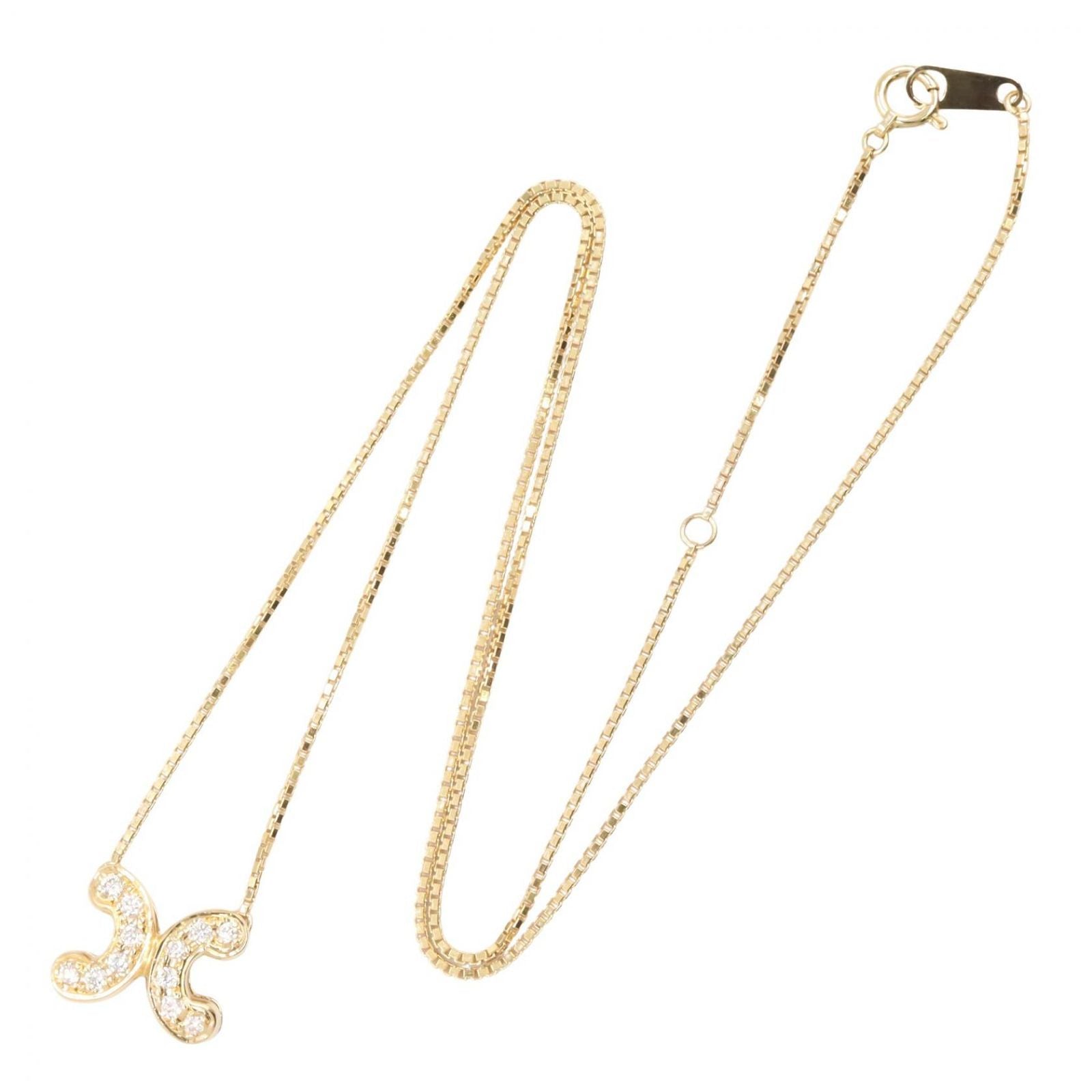 Celine Necklace Macadam Diamond 38.5 42 cm 18k — view 2