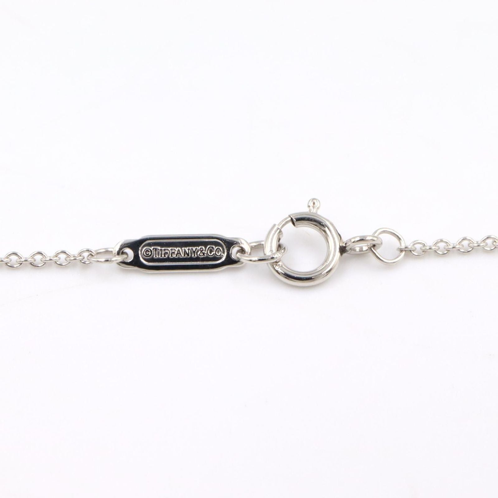 Tiffany & Co Necklace Solitaire 40 cm Platinum Diamond — view 3