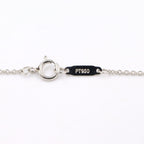Tiffany & Co Necklace Solitaire 40 cm Platinum Diamond — view 4