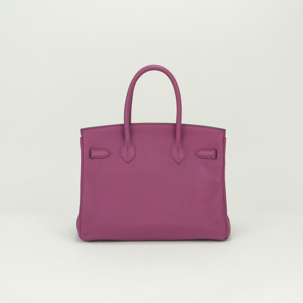 Hermes Birkin 30 Tote Togo Rose Purple Rosepurple Silver — view 3