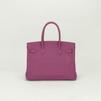 Hermes Birkin 30 Tote Togo Rose Purple Rosepurple Silver — view 3