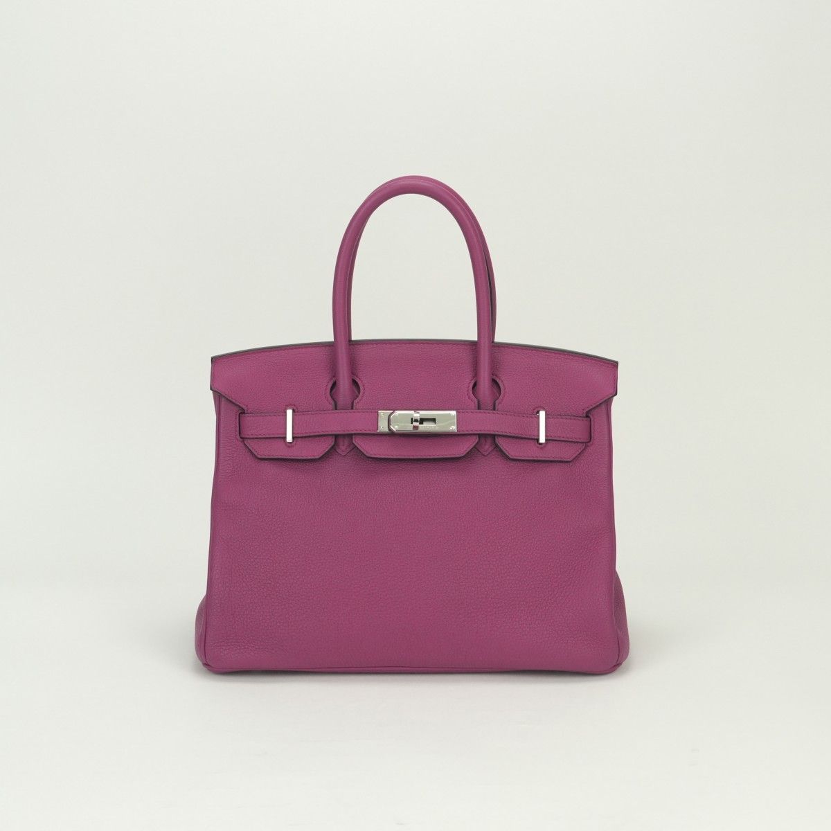 Hermes Birkin 30 Tote Togo Rose Purple Rosepurple Silver