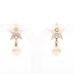 Chanel Earrings CC Logo Star Gold — view 2