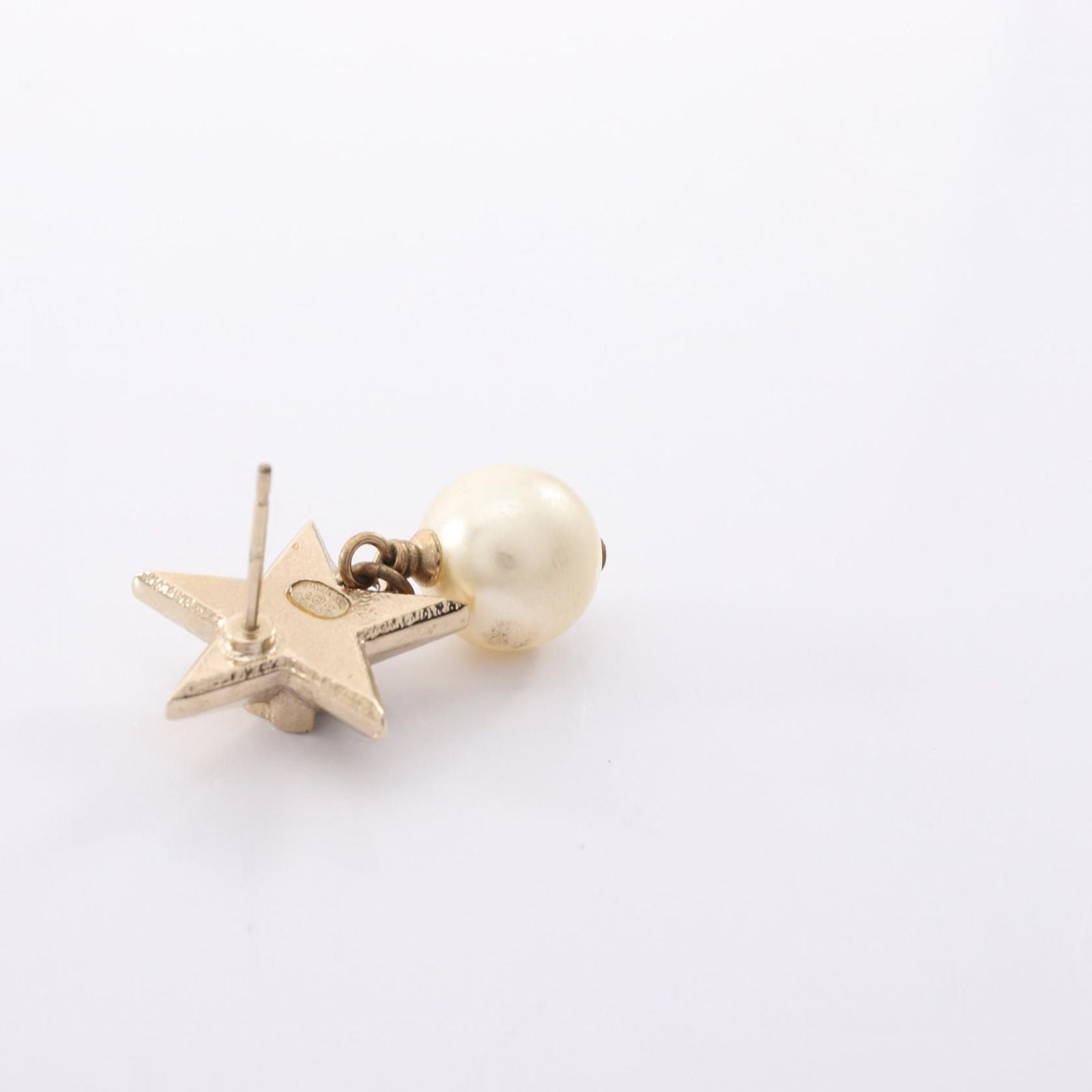 Chanel Earrings CC Logo Star Gold — view 6