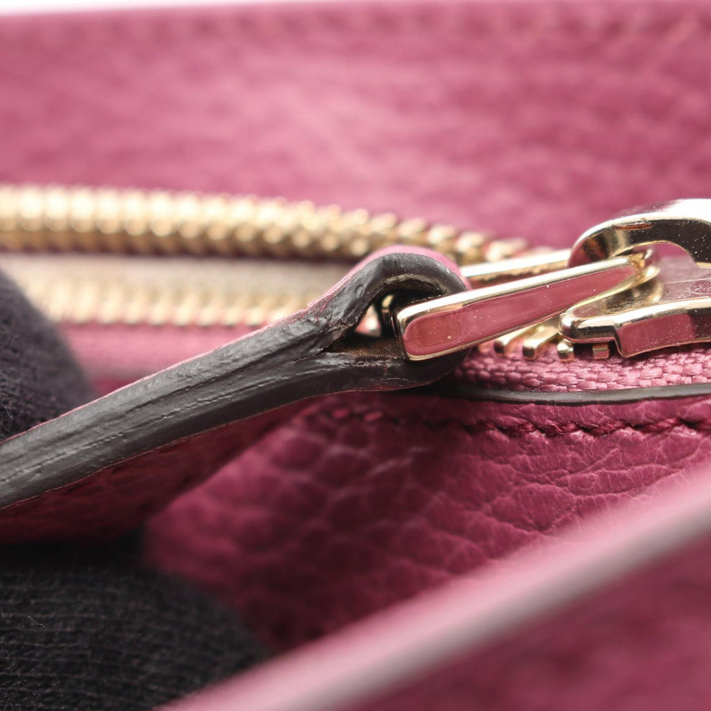 Gucci Tote Interlocking Purple Leather — view 6