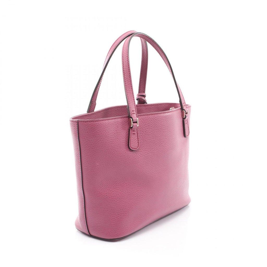Gucci Tote Interlocking Purple Leather — view 2