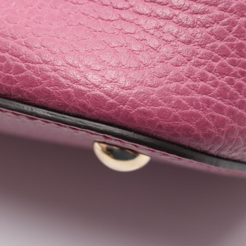 Gucci Tote Interlocking Purple Leather — view 5