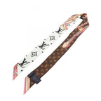 Louis Vuitton Scarf Bandeau BB Ultimate Noir Multicolor Silk — view 3
