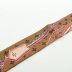 Louis Vuitton Scarf Bandeau BB Ultimate Noir Multicolor Silk — view 6
