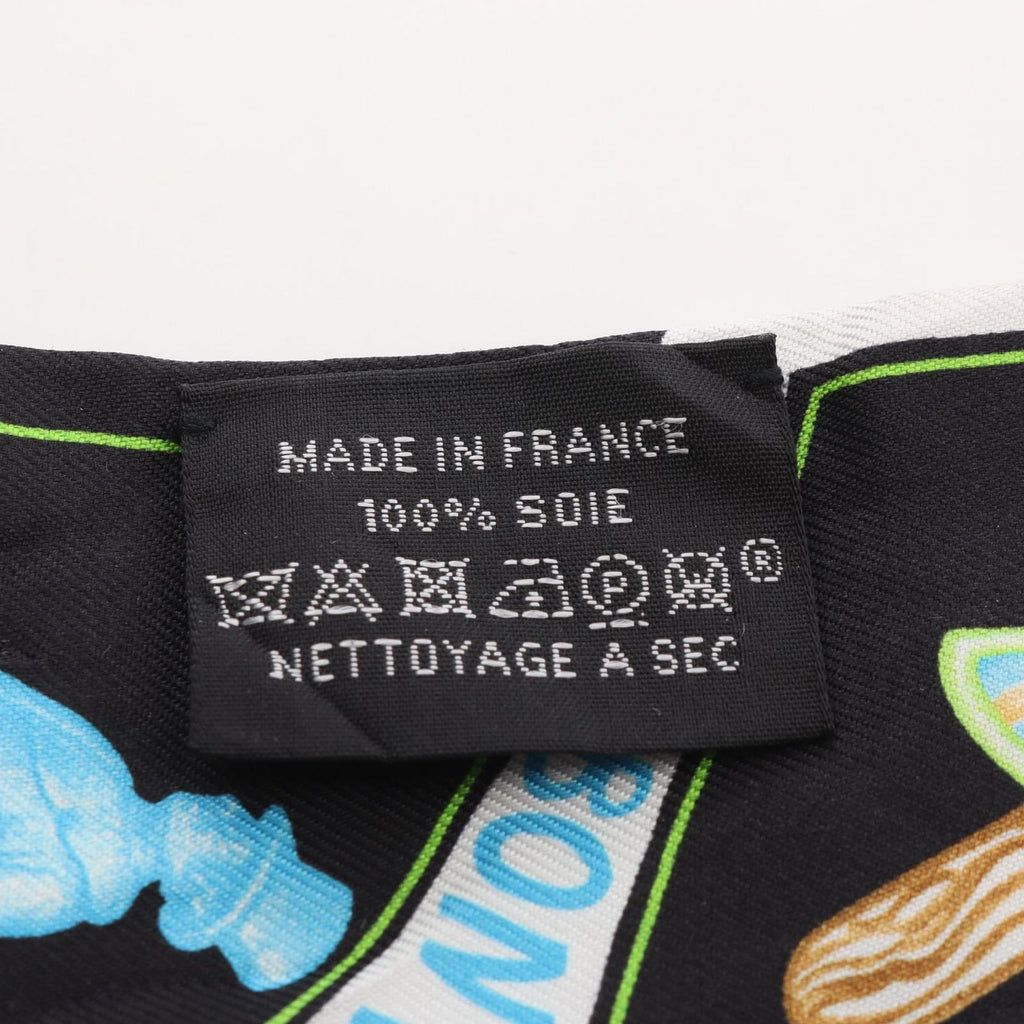 Hermes Scarf Twill Funny Ice Cream Ribbon Multicolor Silk — view 5
