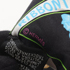 Hermes Scarf Twill Funny Ice Cream Ribbon Multicolor Silk — view 4