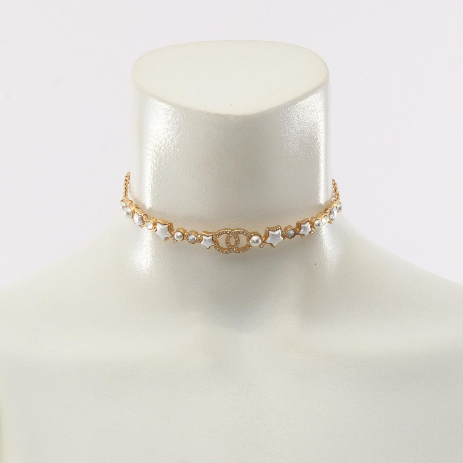 Chanel Choker CC Logo Star Necklace — view 5
