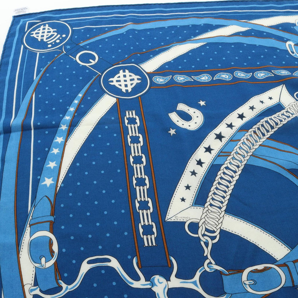 Hermes Scarf Carre Geant 140 la Promenade du Matin Silk — view 8