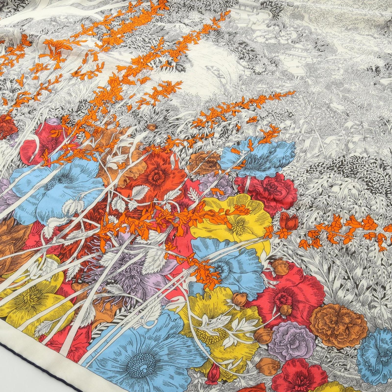 Hermes Scarf Carre Geant 140 Retour a la Nature Silk — view 5