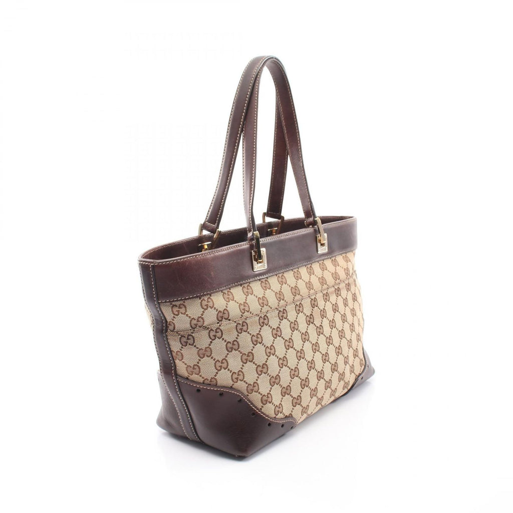 Gucci Tote GG Canvas Beige Brown — view 2
