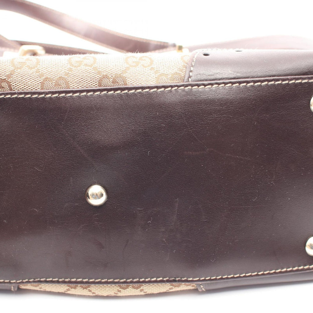 Gucci Tote GG Canvas Beige Brown — view 9
