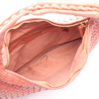 Bottega Veneta Shoulder Bag Intrecciato Pink Leather — view 3