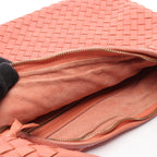 Bottega Veneta Shoulder Bag Intrecciato Pink Leather — view 9