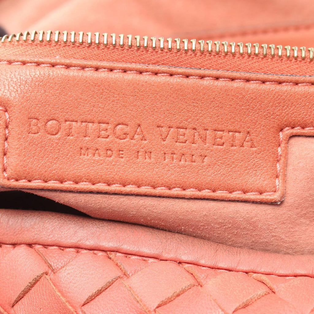 Bottega Veneta Shoulder Bag Intrecciato Pink Leather — view 4