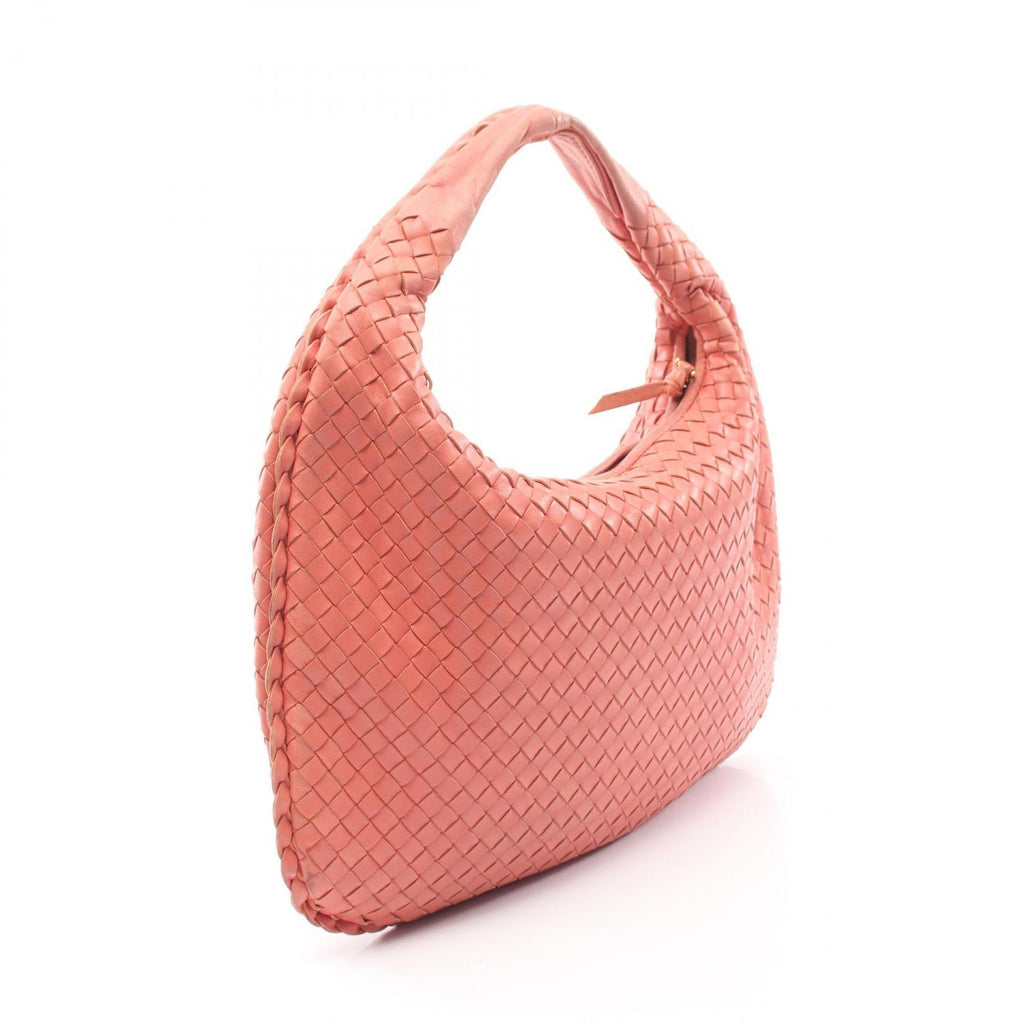 Bottega Veneta Shoulder Bag Intrecciato Pink Leather — view 2