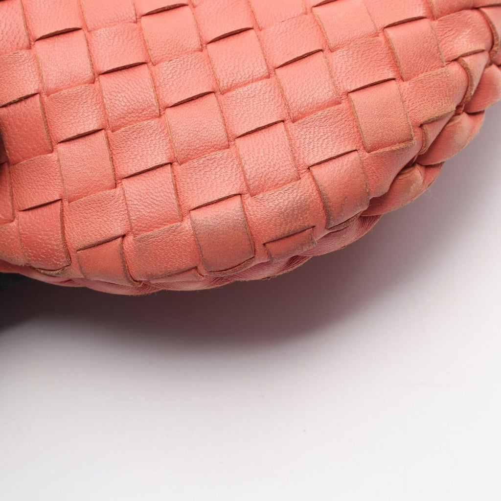 Bottega Veneta Shoulder Bag Intrecciato Pink Leather — view 7
