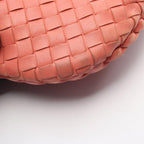 Bottega Veneta Shoulder Bag Intrecciato Pink Leather — view 7