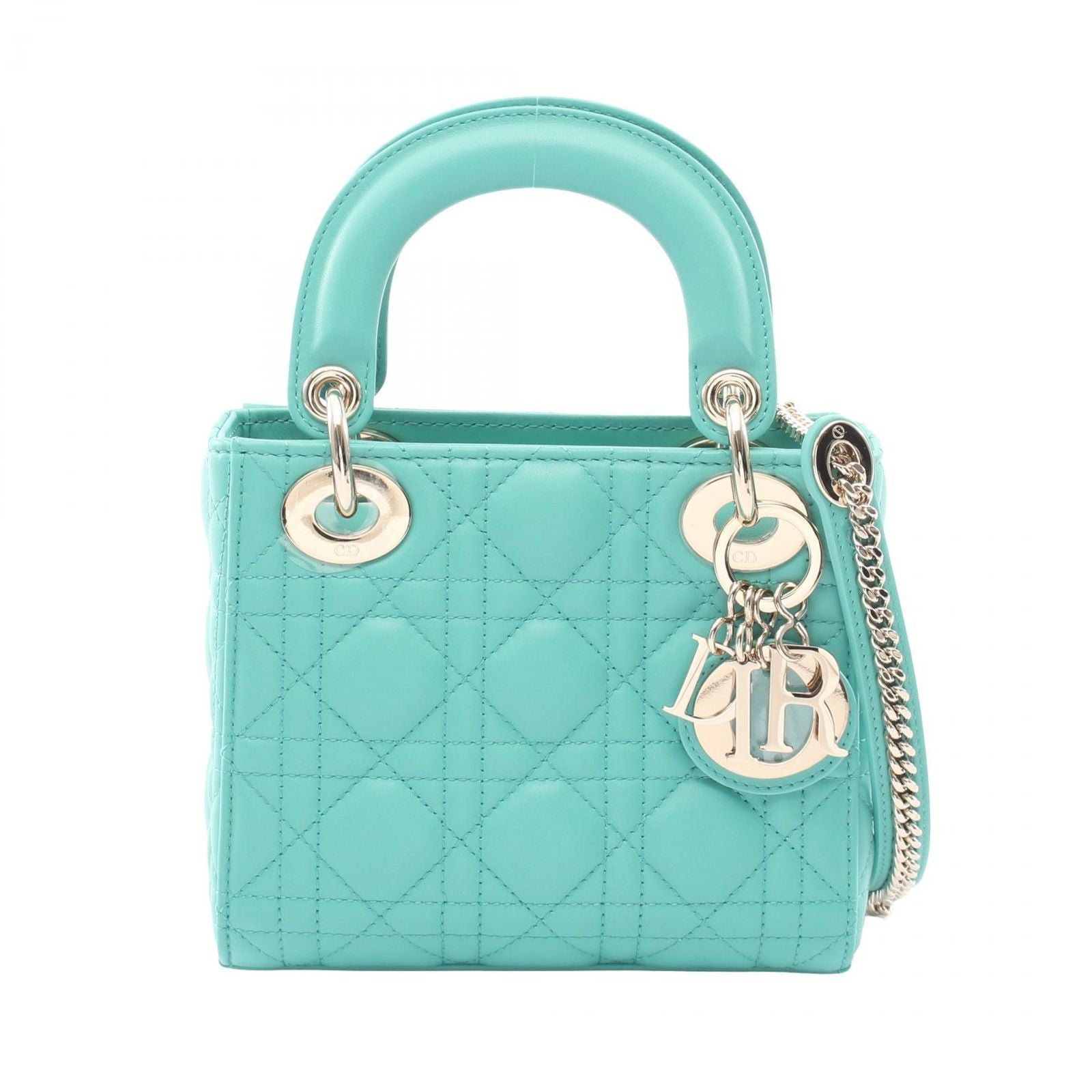 Dior Lady Dior Mini Cannage 2-Way Leather Shoulder