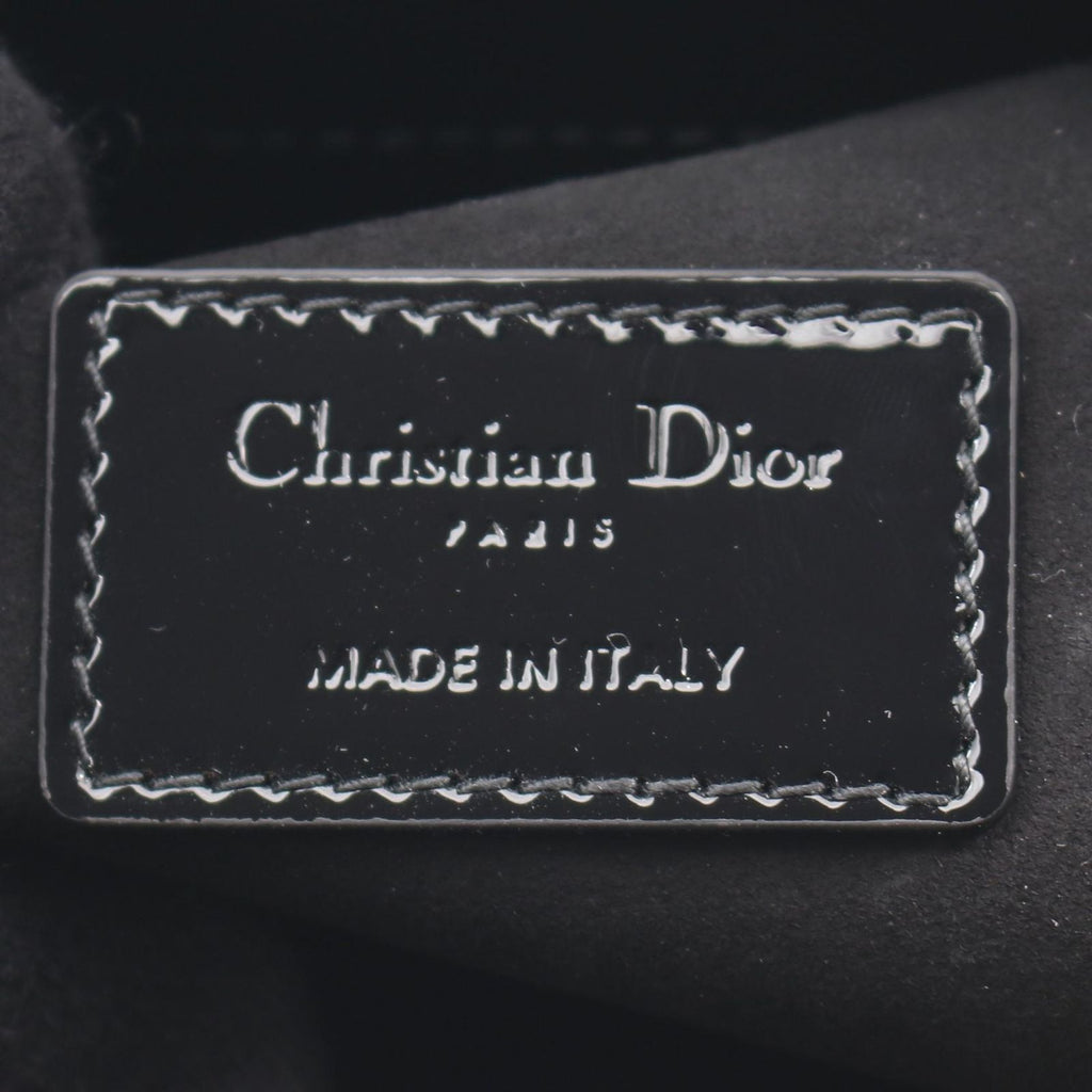 Dior Lady D-joy Cannage 2-Way Patent Leather Shoulder — view 4
