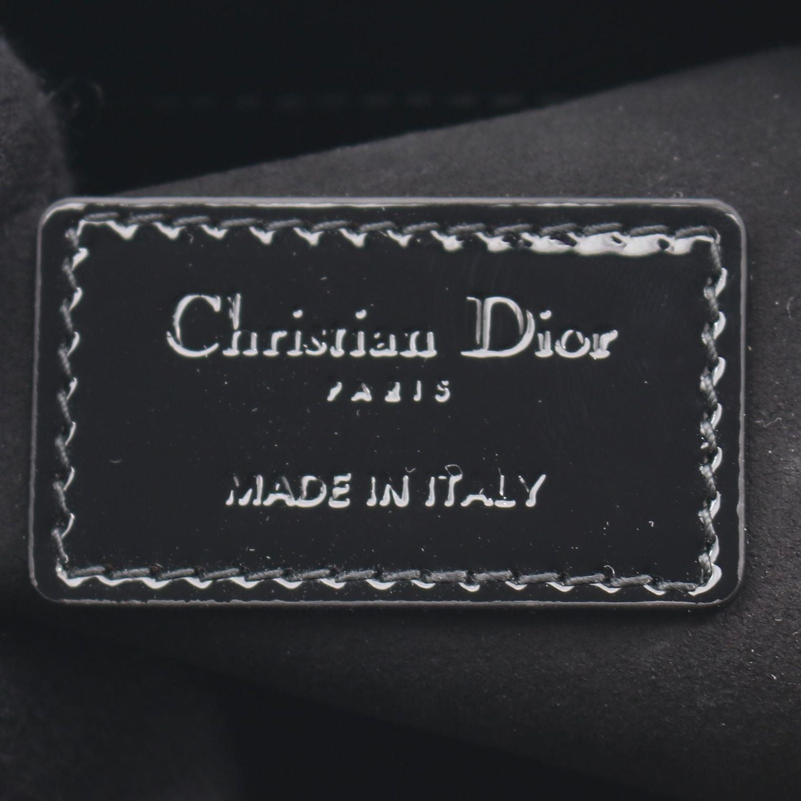 Dior Lady D-joy Cannage 2-Way Patent Leather Shoulder — view 4
