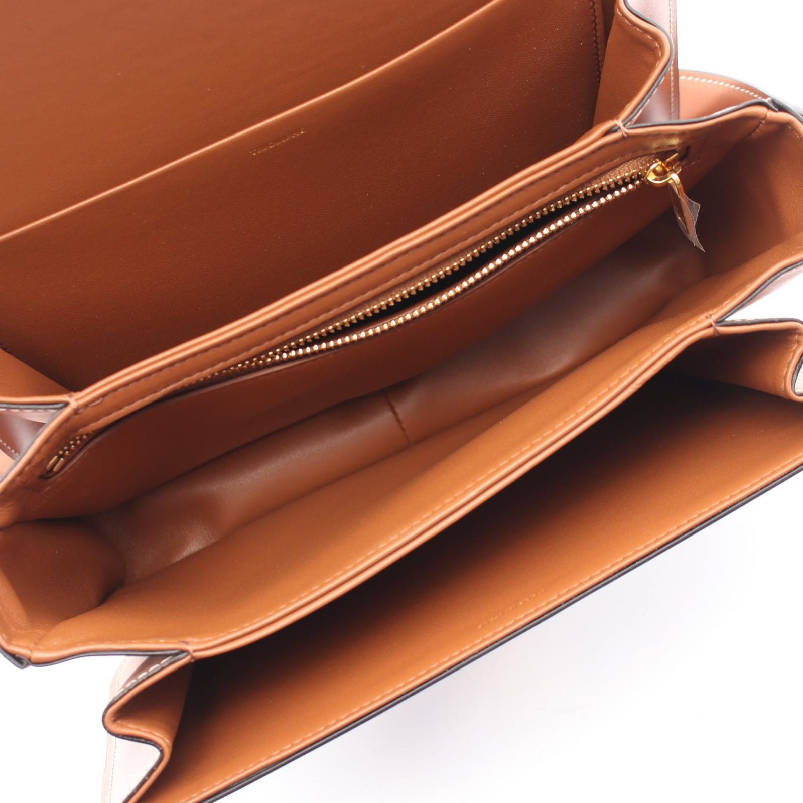 Celine Shoulder Bag Classic Triomphe Canvas Leather — view 3