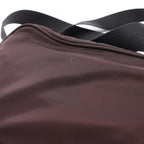 Prada Shoulder Bag Vela Sport Dark Brown Nylon Leather Triangle Logo — view 6