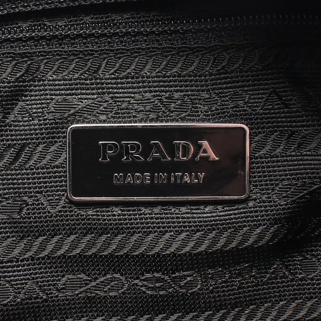 Prada Shoulder Bag Vela Sport Dark Brown Nylon Leather Triangle Logo — view 4