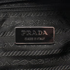 Prada Shoulder Bag Vela Sport Dark Brown Nylon Leather Triangle Logo — view 4