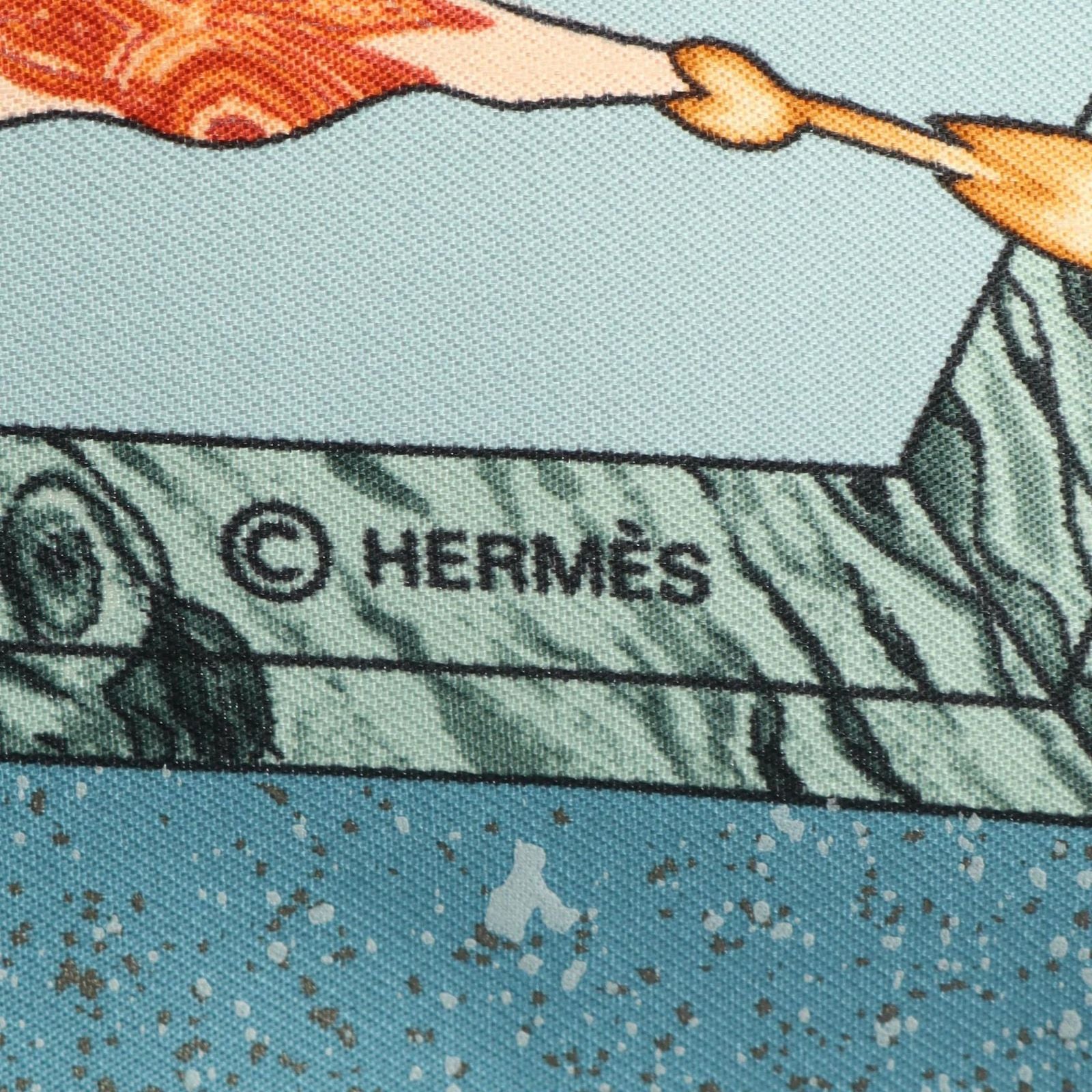 Hermes Scarf Carre 90 Pierres D' Orient Et D' Occident Multicolor Silk — view 2