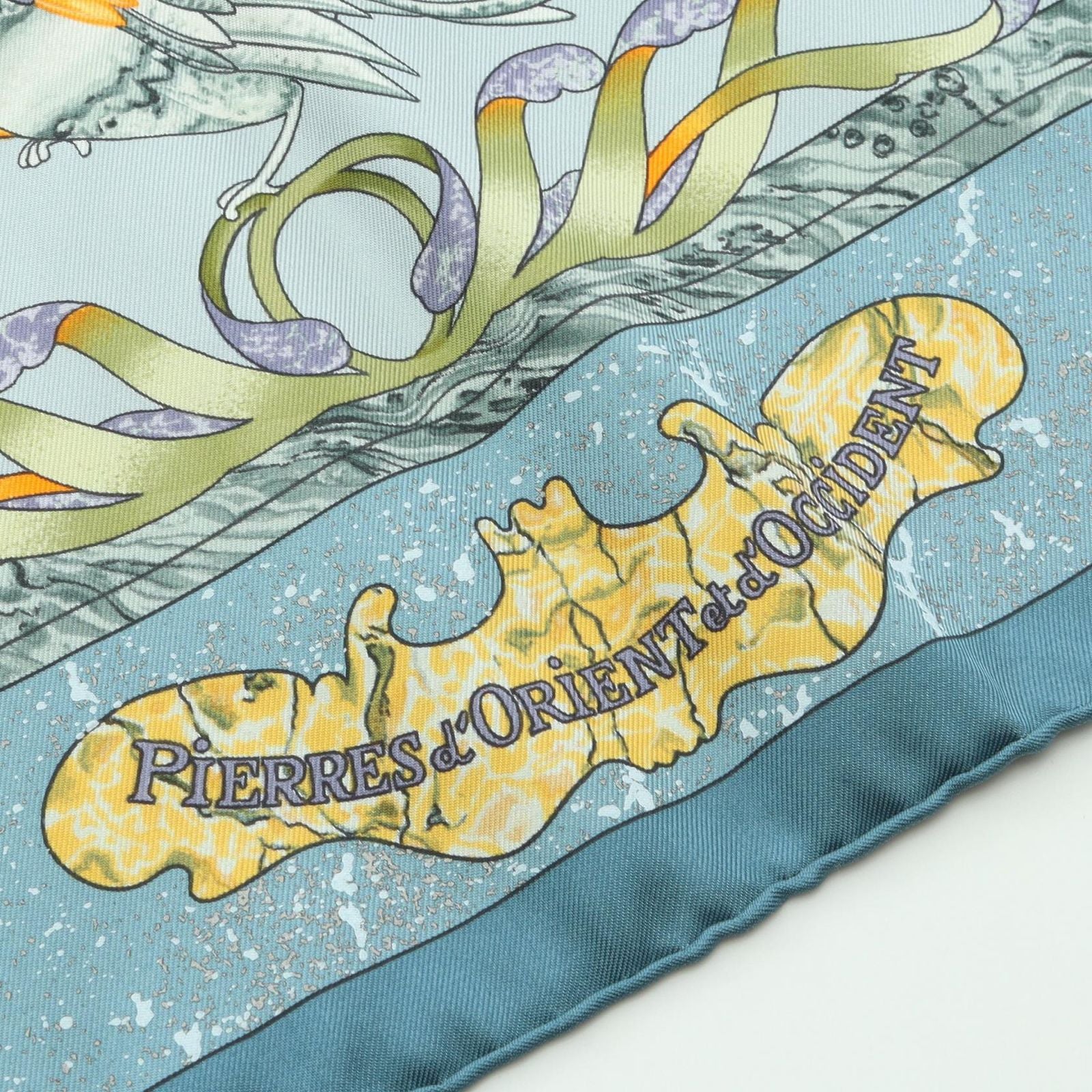 Hermes Scarf Carre 90 Pierres D' Orient Et D' Occident Multicolor Silk — view 6