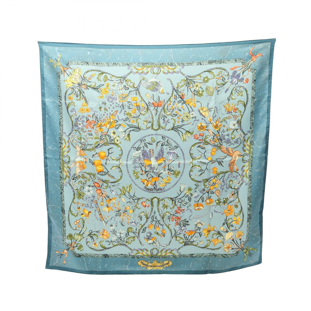 Hermes Scarf Carre 90 Pierres D' Orient Et D' Occident Multicolor Silk