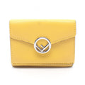 Fendi Trifold Wallet Is Yellow Leather