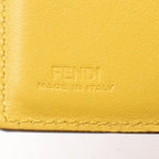 Fendi Trifold Wallet Is Yellow Leather — view 4